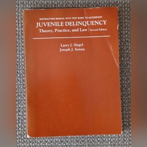 📚 Juvenile Delinquency: Theory, Practice and Law 2nd Ed